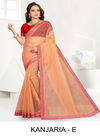 Ronisha Kanjaria Latest Fancy Ethnic Wear Festive Wear Stylish Designer Organza Silk Saree Collection